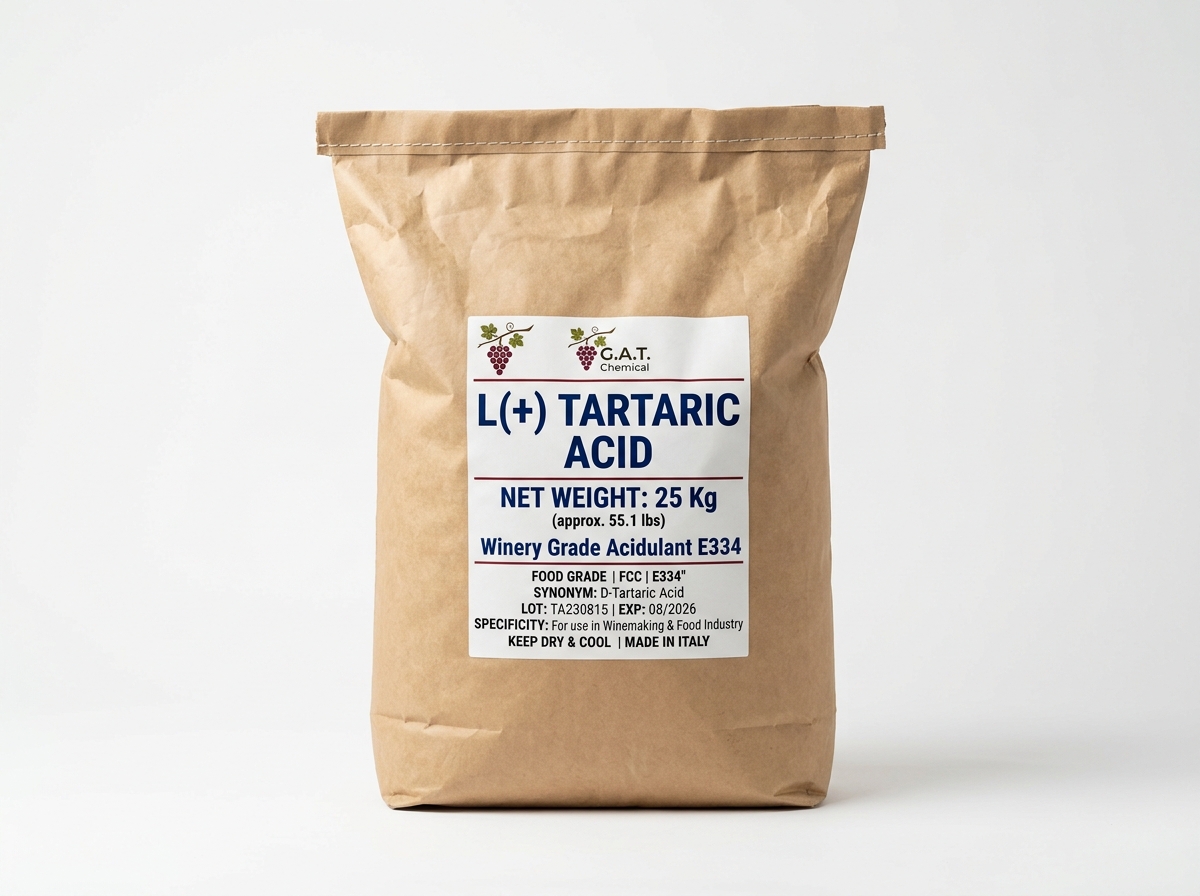 L+Tartaric Acid - 25 Kg